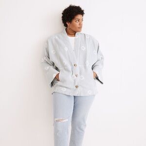 Madewell Shibori lightspun robe jacket large